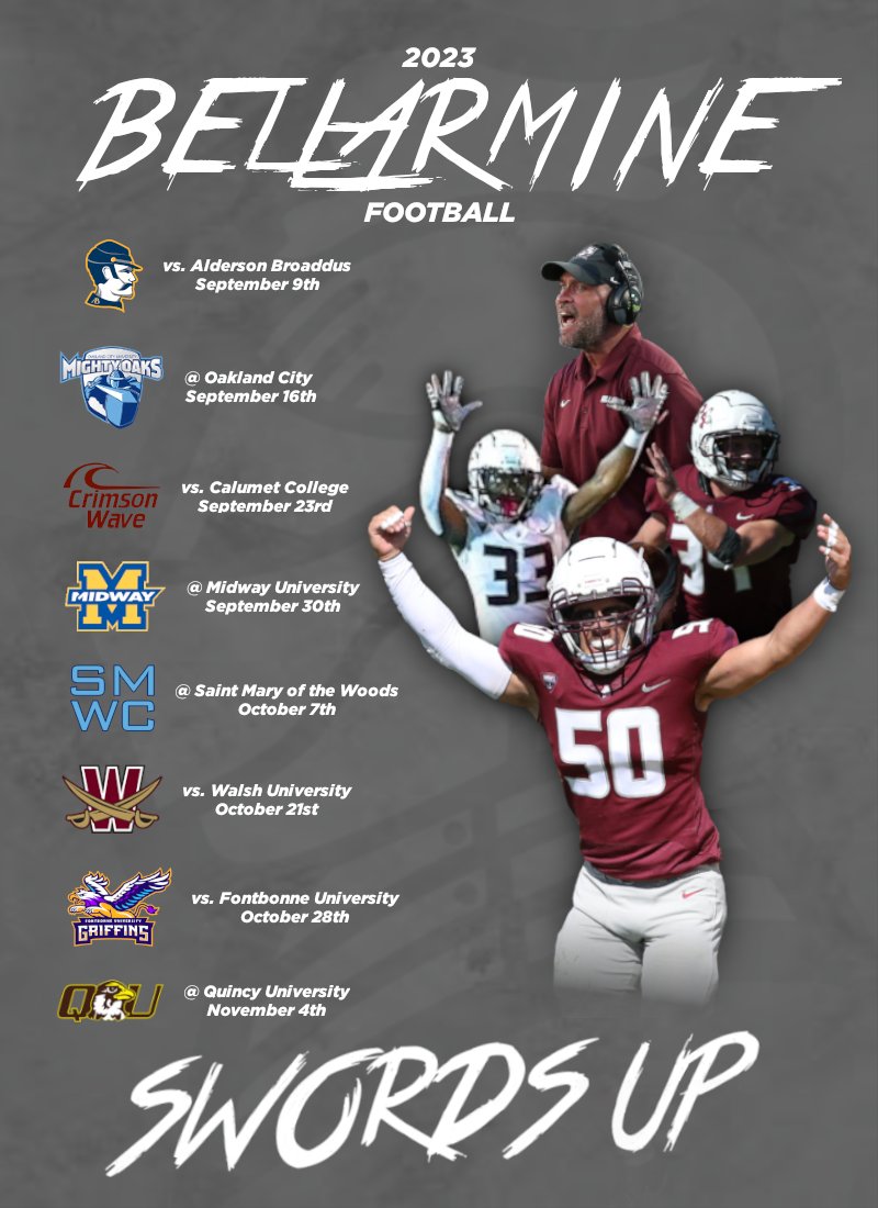 Bellarmine Sprint Football on Twitter "It's official. Get ready for