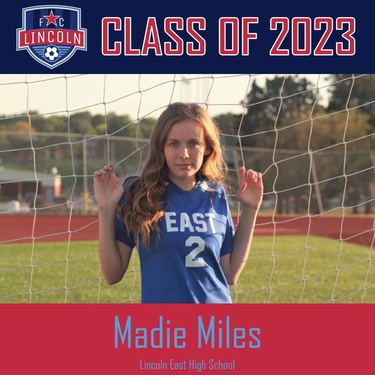 ✨SENIOR SPOTLIGHT✨

Madie will be graduating from Lincoln East this Spring. She will be attending Hastings College, where she will be studying elementary education and playing soccer. Her favorite FC Lincoln memories are playing card games at the hotel on away trips.
