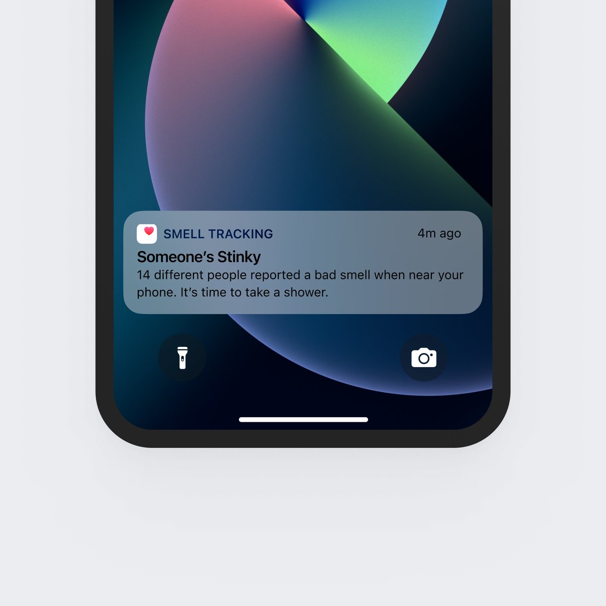 soren_iverson's tweet image. "Smell tracking" alerts for when you stink