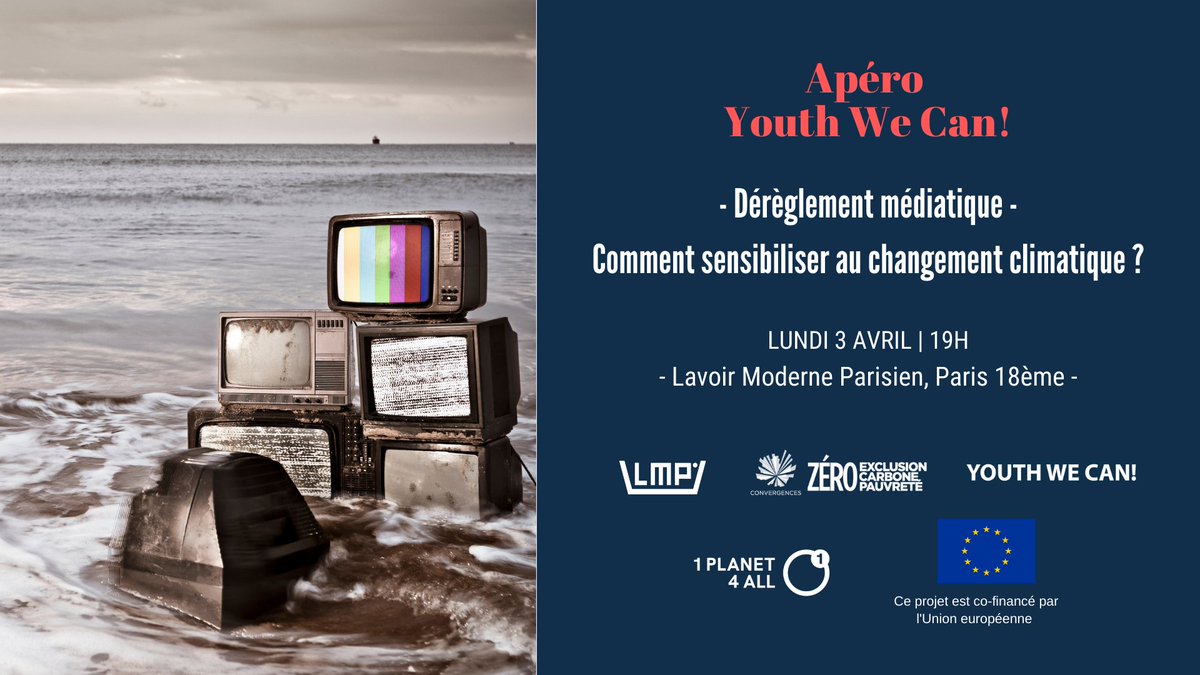 🎙️ Rejoins-nous au prochain apéro le 3 avril à 19h, au <a href="/lm_parisien/">Lavoir Moderne Parisien</a>, pour y rencontrer des journalistes engagé.e.s dans la protection de l’environnement, et parler écologie et médias !

🖋️ Inscriptions : bit.ly/40vWVup

#médias #environnement #journalisme #écologie