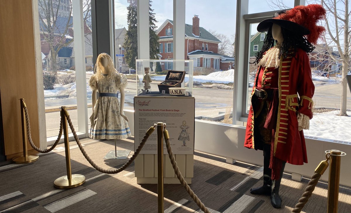 KitchLibrary's tweet photo. We are excited to welcome @stratfest back to Central Library! Costumes are now on display in the Reading Lounge and we have a four-part lecture series in April about the upcoming season. For program details visit
https://t.co/zO3zevqR8l https://t.co/WdlRfXthBo