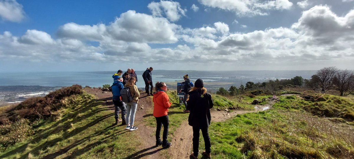 What a super morning in the sunshine up Cave Hill exploring 'The Middle' MTB trail Case Study. Really interesting to hear how it has developed as a pilot. We can't wait to see how it develops in the future. 
#mountainbiking #outdoorrecreation #landmanagers #traildevelopment