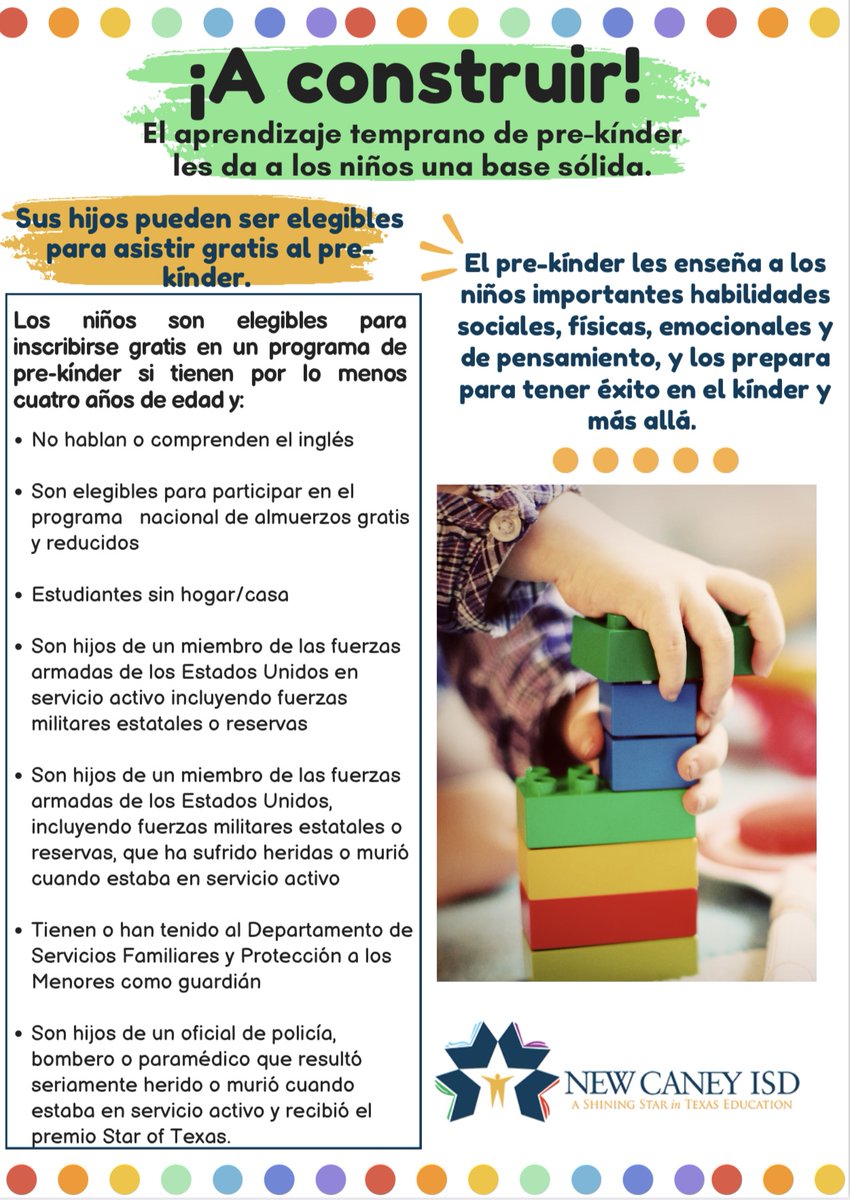 Pre-K Eligibility Criteria