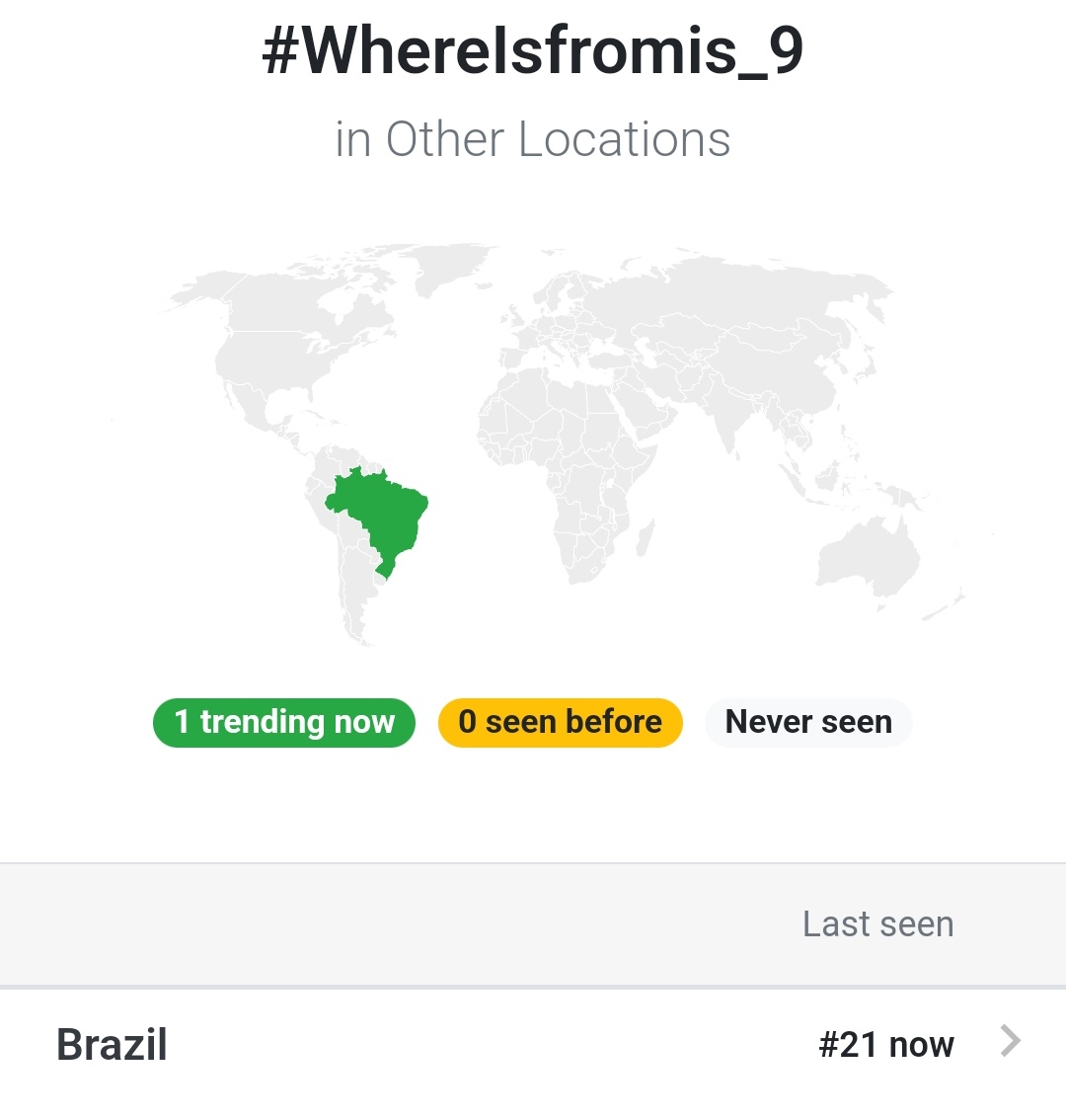 fromis_9 Charts on Twitter "Both hashtags are trending in Brazil
