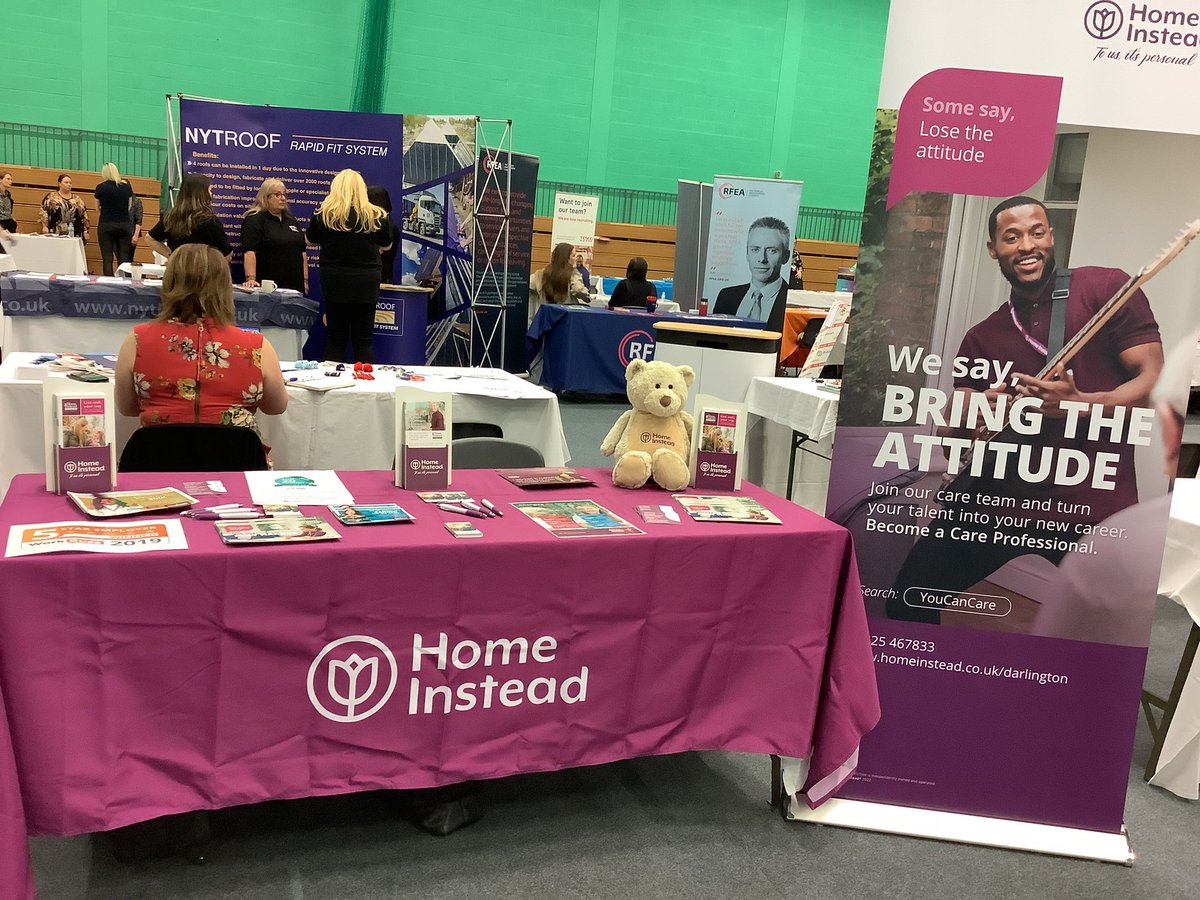 HomeInstead_DL1's tweet photo. Great day at the job fair #lovenorthallerton and #darlington https://t.co/QIemenZgr3