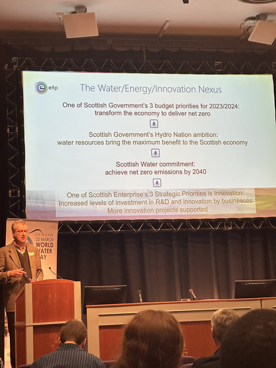 Hydro Nation Scotland is the first in the world that has committed
 to a net zero water commitment by 2040. Pledge for the rest of the world to act
 now #WaterActions!! UNESCO Centre #DundeeWater is participating on the 
 #WorldWaterDay_2023 in Edinburgh. @DundeeWater @Geog_UoD