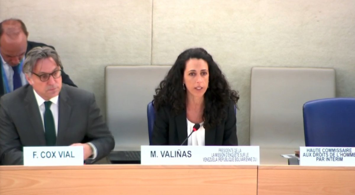 #AHORA | La Misión de Determinación de Hechos sobre Venezuela denunció este #22Mar la represión de actores de la sociedad civil y el aumento de los casos de persecución contra las personas defensoras de Derechos Humanos, sindicalistas, periodistas y personal humanitario