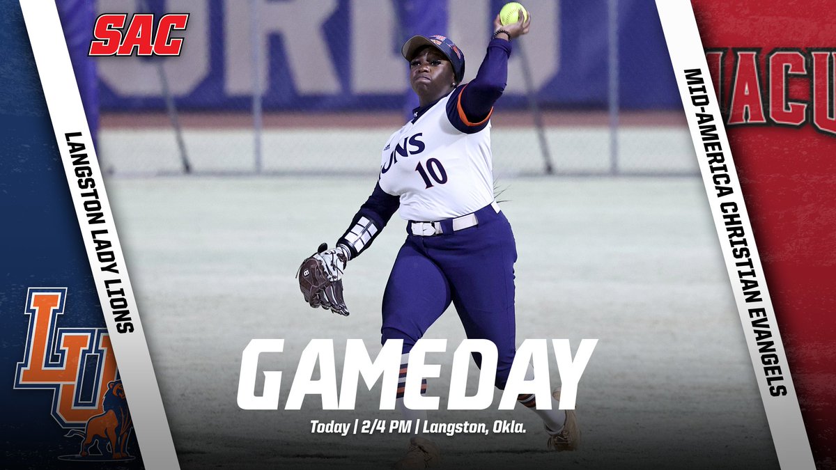 LangstonSports's tweet image. GAMEDAY! #LUSB hosts MACU today! Opening pitch set for 2 pm!

🆚 MACU
📍 Langston, Okla.
🕕 2/4 pm
📊 bit.ly/3nhpjSk
📺 bit.ly/3TxN0lJ

#goLions #FeartheRoar