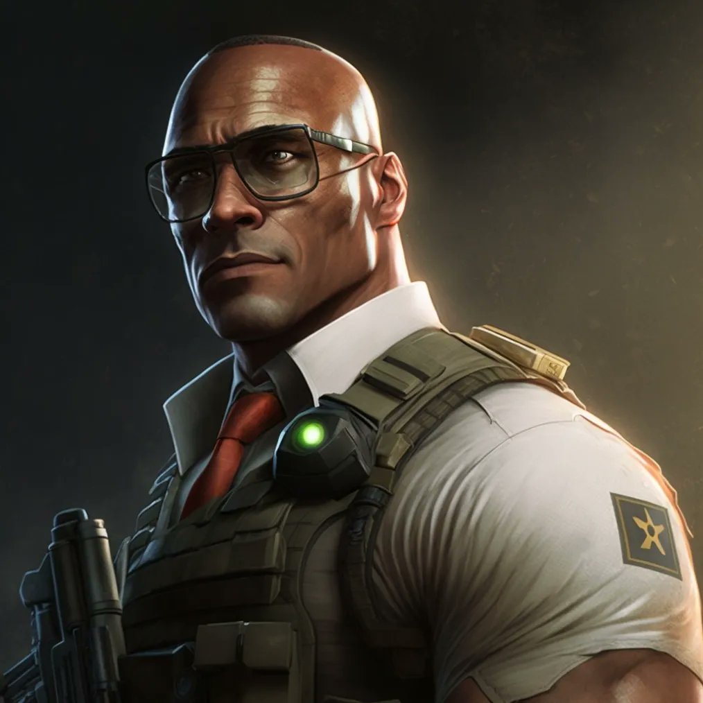 gen_uniquee's tweet photo. 🪨Dwayne Douglas Johnson as a CS:GO agent in #Source2 by #AI
#CSGO #csgos2 #CSGO2 #ArtificialIntelligence #midjourney #DwayneJohnson #rock https://t.co/zUSAsp9rpz
