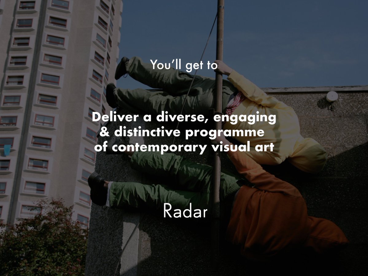 radarlboro's tweet photo. ✨ We're hiring ✨
Radar Producer

We’re delighted to announce an exciting opportunity for someone to shape, produce and deliver the future programme of Radar.
⁠
Deadline: Wednesday 26 April.
⁠
Find out more and apply online. Search by job title.
https://t.co/JAIiWVOt0L https://t.co/k1EKwGpLgi