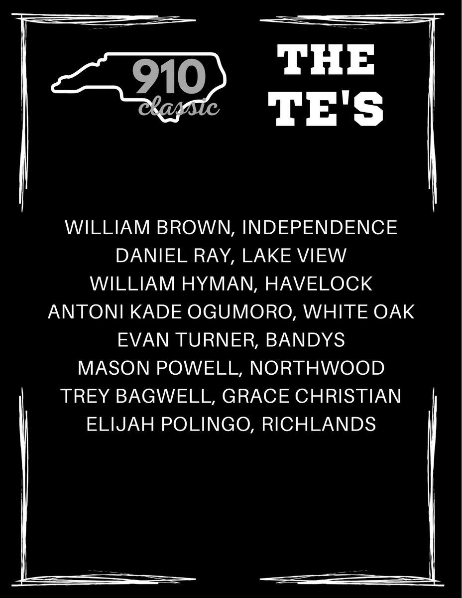 Ryan Hunt (@coachhunt93) on Twitter photo Real excited about the group of TEs that will be attending the #910classic <a href="/DanielRay2006/">Daniel Ray</a> <a href="/Blake_Hyman10/">William Hyman</a> <a href="/antonikaogumoro/">Antoni Kade Aguon Ogumoro</a> <a href="/EvanTurn2025/">Evan Turner</a> @TreyBagwell88 <a href="/ElijahPolingo/">Elijah polingo</a>
Get registered to secure your spot if you have been invited form.jotform.com/910classicllc/… Real excited about the group of TEs that will be attending the #910classic <a href="/DanielRay2006/">Daniel Ray</a> <a href="/Blake_Hyman10/">William Hyman</a> <a href="/antonikaogumoro/">Antoni Kade Aguon Ogumoro</a> <a href="/EvanTurn2025/">Evan Turner</a> @TreyBagwell88 <a href="/ElijahPolingo/">Elijah polingo</a>
Get registered to secure your spot if you have been invited form.jotform.com/910classicllc/…