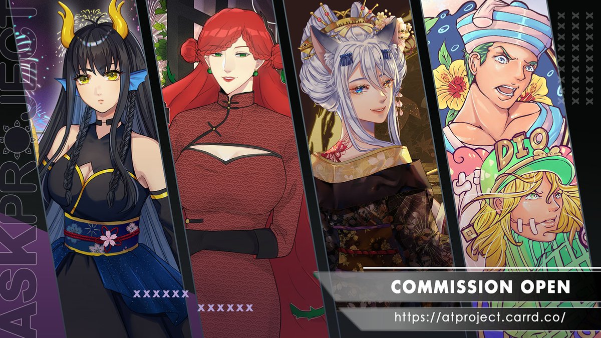 AskProject1's tweet photo. [RTs are highly appreciated💚] 
= COMMISSIONS OPEN =

Hi! Our coms are open for April batch.
Explore our catalogue &amp; ToS here: https://t.co/82zWzoVZQV

Feel free to contact us via DM, Email or
add our discord: AskProject#6913 
Good day ✨💚
#commissionsopen https://t.co/u9odts6gAw