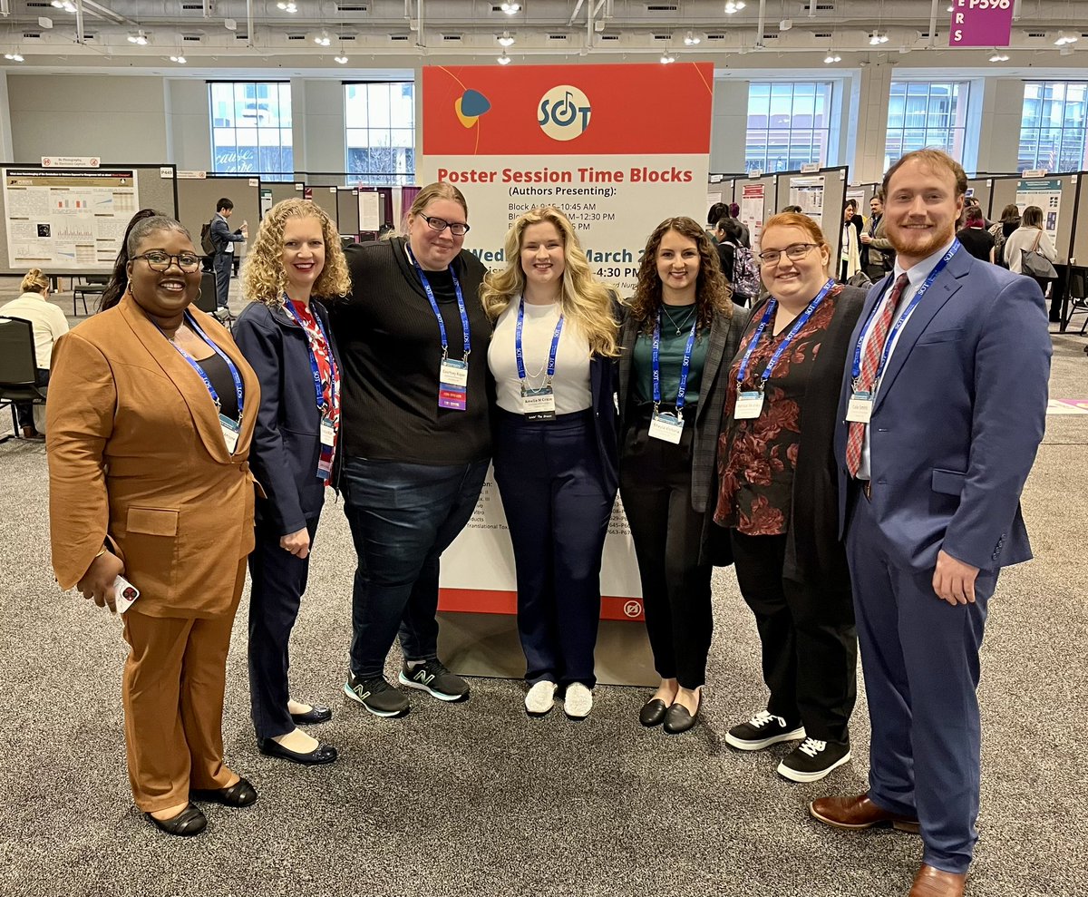 KriWillett's tweet photo. Proud of our @OleMissBMS #Etox team and all the important results they are presenting @SOToxicology GoTeam! @The_Roper_Lab #SOT2023 https://t.co/naN2wFdXr3