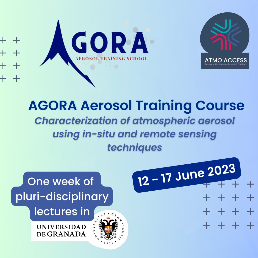 ATMO ACCESS (@atmo_access) on Twitter photo 📢Apply by 11th April and get funding to attend the AGORA Aerosol Training Course which will be held next 12-17 June at <a href="/CanalUGR/">Universidad Granada</a>
ℹ️ atmo-access.eu/agora-aerosol-… 📢Apply by 11th April and get funding to attend the AGORA Aerosol Training Course which will be held next 12-17 June at <a href="/CanalUGR/">Universidad Granada</a>
ℹ️ atmo-access.eu/agora-aerosol-…