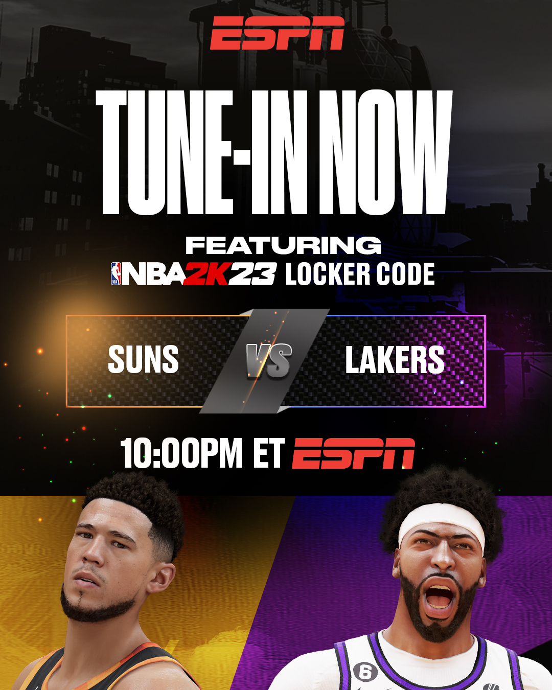NBA on Twitter "Watch the Suns vs. Lakers game tonight on ESPN for an