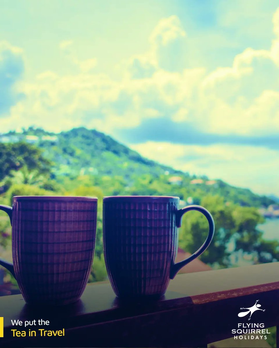 FSHoliday's tweet photo. Are your mornings incomplete without a perfect cup of tea? Then how can your travels be perfect without them! 
We at #FlyingSquirrelHolidays have curated the perfect holiday revolving around world’s finest tea. 

Visit https://t.co/Fjhy3MZEIN to know  

#travel #tea #tealover https://t.co/ekanv9VBJT
