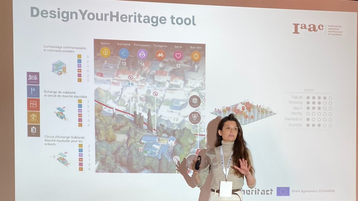 How can we engage citizens in co-designing heritage reactivation solutions, while promoting #NewEuropeanBauhaus principles? Discover DesignYourHeritage, the tool presented today by <a href="/ChiaraFarinea/">Chiara Farinea</a> <a href="/IAAC/">IAAC</a> at the <a href="/heritactproject/">heritactproject</a> kick-off meeting in Milan.