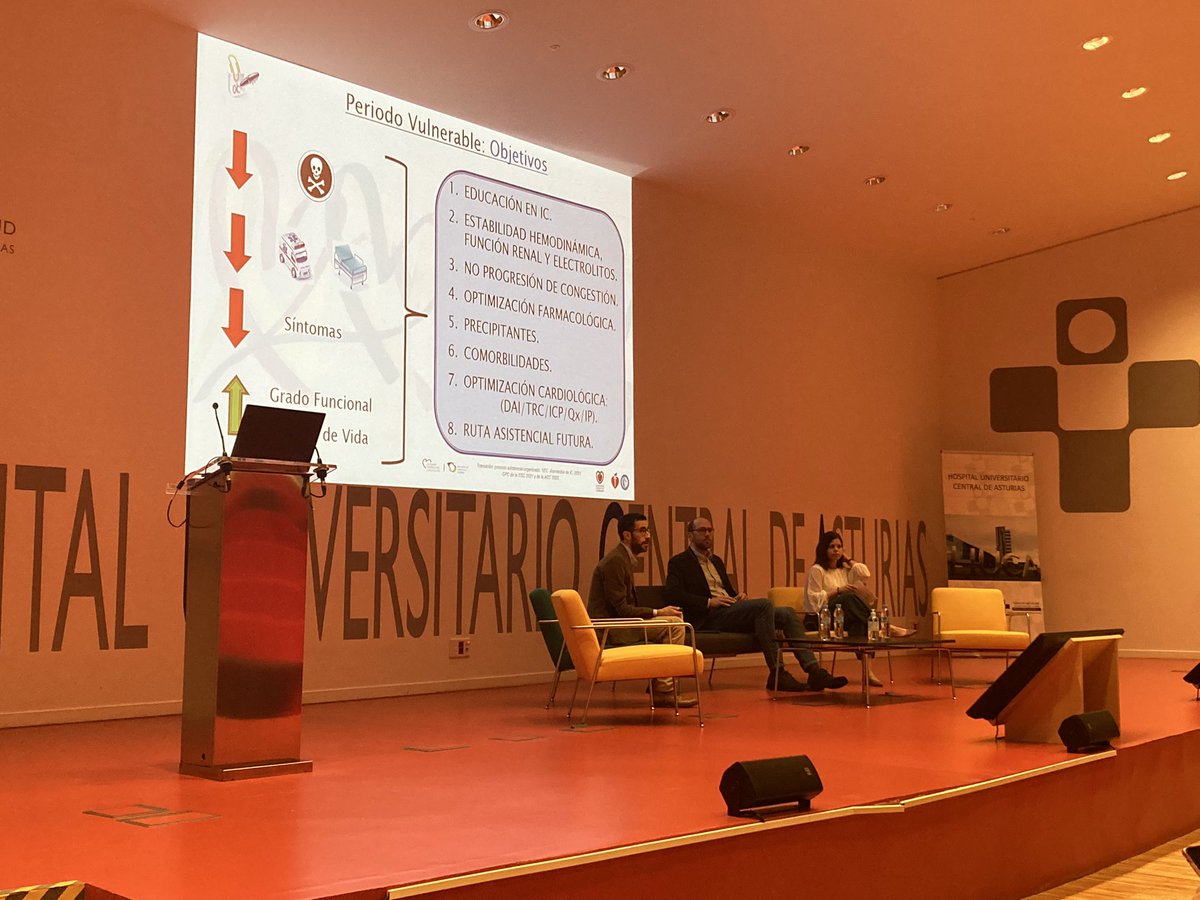 Definiendo el período vulnerable y los objetivos del manejo de la IC en este período <a href="/rozado_jose/">José Rozado Castaño</a> <a href="/vanealfer/">Vanealfer</a> <a href="/a_adeba/">Antonio Adeba</a> en <a href="/HUCA_Asturias/">@HUCA</a> #VcursoIC <a href="/Beadimo/">Beatriz Díaz Molina</a>