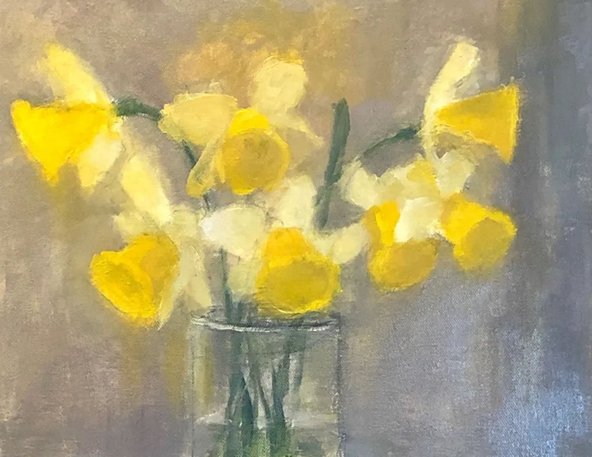 WestEndGallery_'s tweet photo. π₯ NEW ARRIVAL! "Daffodils in Sunlight" oil painting by Ileen Kaplan https://t.co/OGk7D9Bzsz
*Artwork shown currently available for purchase. #oilpanting #westendgallerycorning #artworkoftheday #explorecorning #paintingingoftheday #stillife #floral #daffodils #springtime https://t.co/zEsUAWiEr4