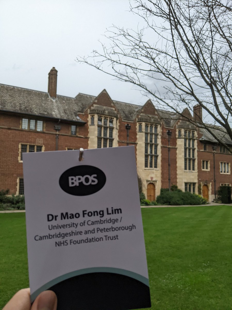 maotweets's tweet image. Excited to be at #BPOS2023 thanks to an Early Career Researcher bursary from @BPOSUK. Learning lots about psychosocial oncology and making links with @EarlyCancerCam!