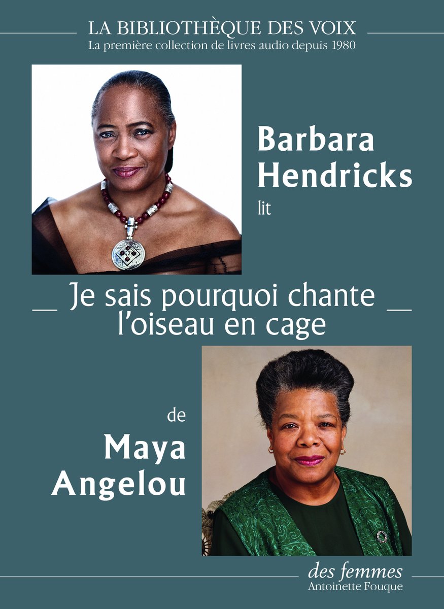 AudreyLeRoy's tweet photo. La 14e éd. du Prix du #livreaudio @franceculture et @liredanslenoir est lancée !
Et Ô joie, notre livre audio, Je sais pourquoi chante l'oiseau en cage de #MayaAngelou, lu par #barbarahendricks, est en lice!
Sa victoire dépendra de vos votes 🥹
Pour voter https://t.co/UZ2Z1Wq1q3 https://t.co/XkS1g0jT2k