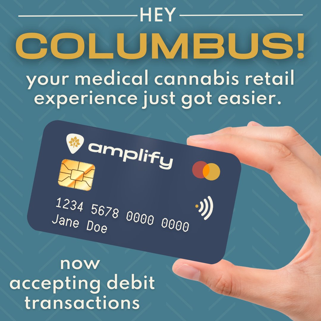 AmplifyOhio's tweet photo. ✨ Hey Columbus, Debit is Here! ✨

Amplify Columbus is now accepting cash and debit card payments for in-store &amp; drive-thru orders. All debit card payments will have a $3.50 transaction fee.

#AmplifyYourExperience #AmplifyOhio https://t.co/tUcH9dnBnP