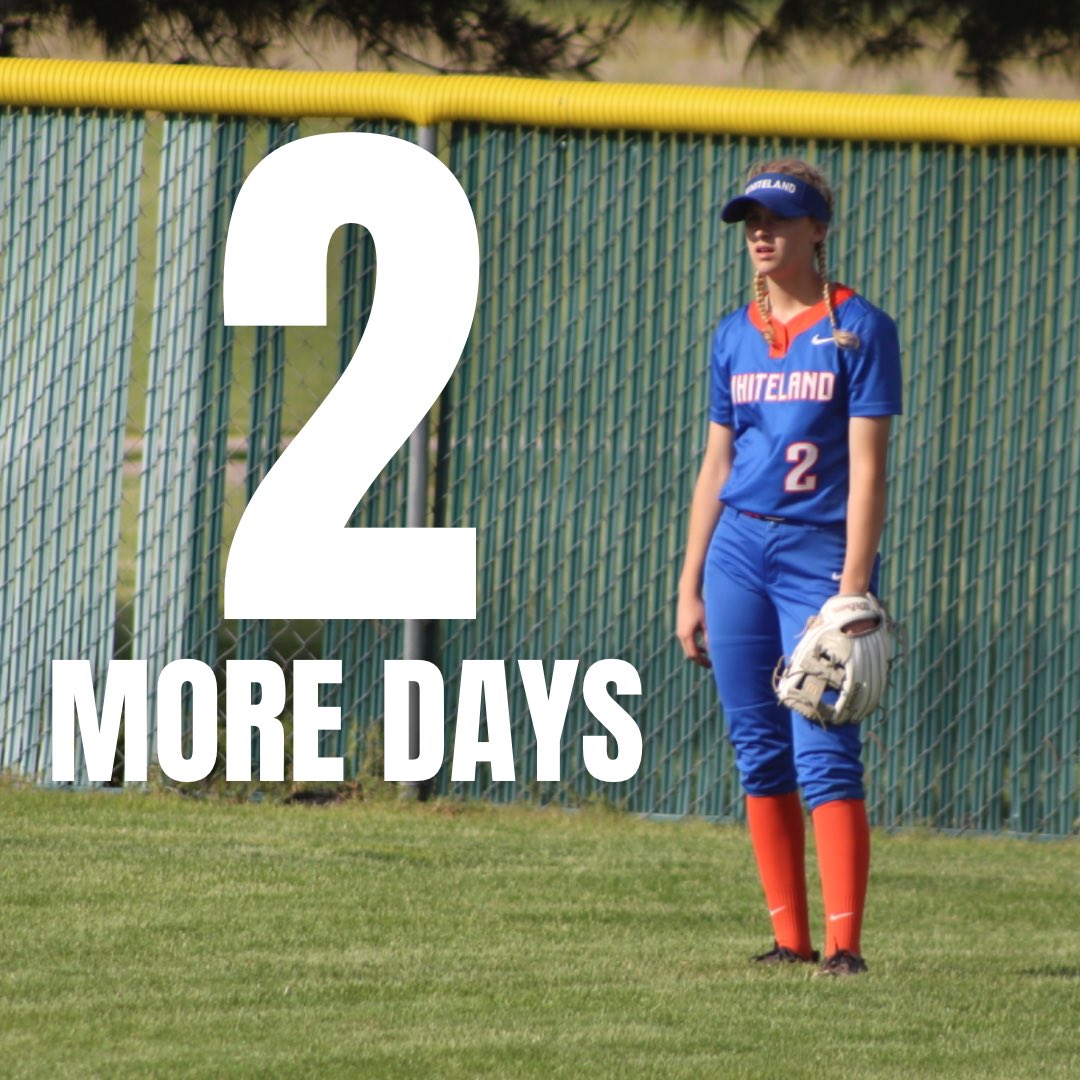 Whiteland Softball’s home opener is right around the corner! A little over 48 hours until the Warriors take the field!