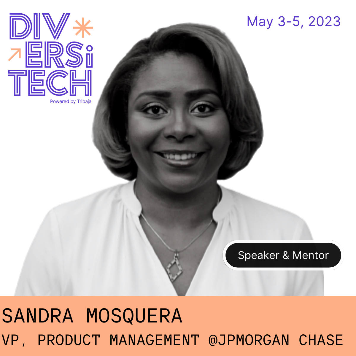 I'm excited to speak at Diversitech 2023 - A conference dedicated to exploring the intersection of technology and culture. @Join_Tribaja 
REGISTRATION: lnkd.in/eNbwN-AC
Join us to learn, connect, and grow! #TechCulture #DiversityandInclusion #DiversitechFest #diversitech