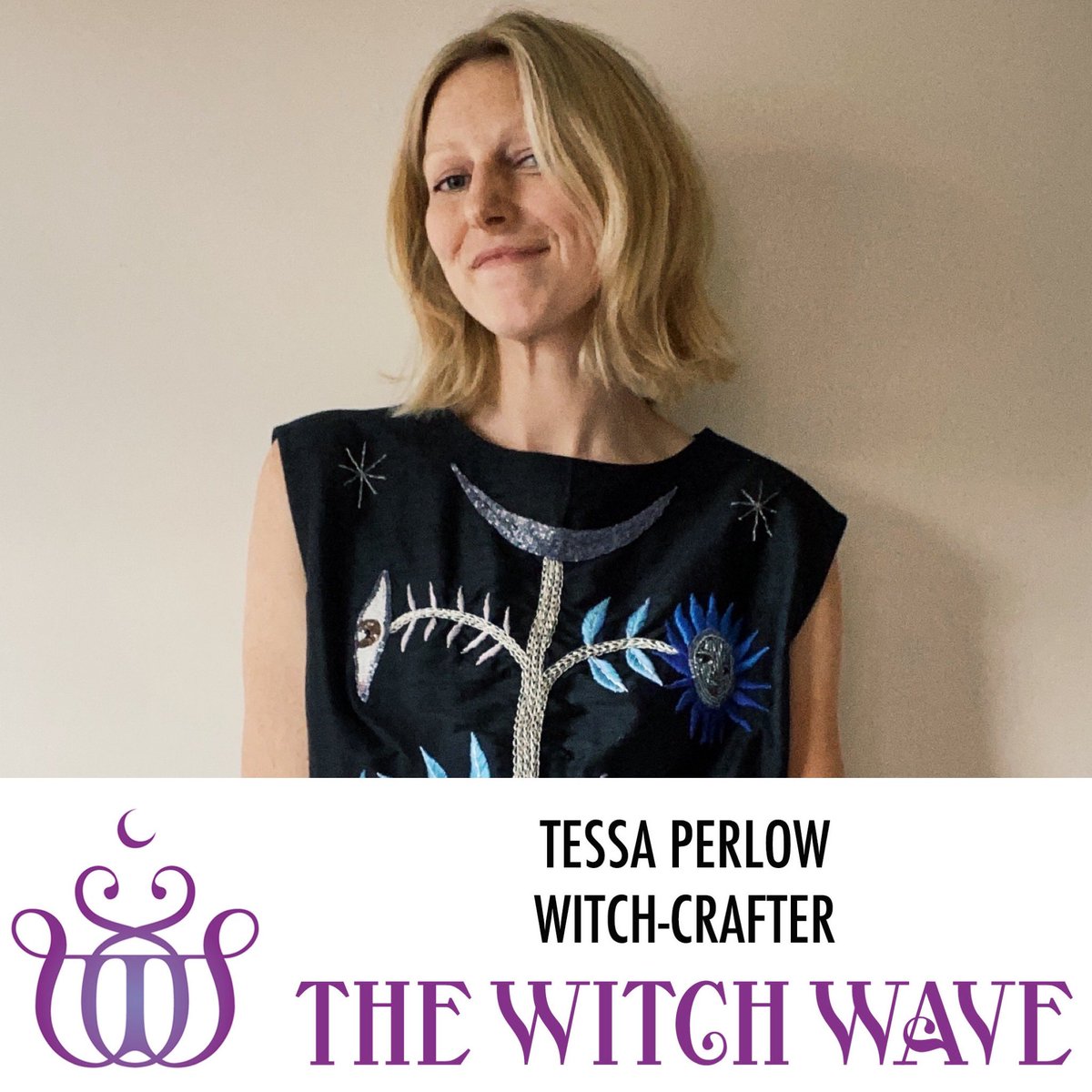 🧤NEW <a href="/WitchWavePod/">The Witch Wave</a> 🧤Textile artist #TessaPerlow discusses the magic of adornment, the power of combining of art with Craft, and favorite influences on her bewitching work. 🧙‍♀️🪡🧵👚🖼️🌀🌹👁️ Listen wherever you get your podcasts