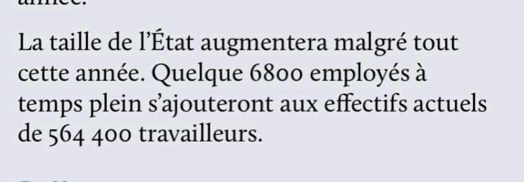DavidBe16085367's tweet image. En 2018 Mr.Legault promettait de couper dans le gras.
Aujourd&apos;hui, l&apos;État n&apos;a jamais été aussi engraissé de pousseux de crayon...
Continuons comme y disent!
#AssNat #polqc #BudgetQc2023