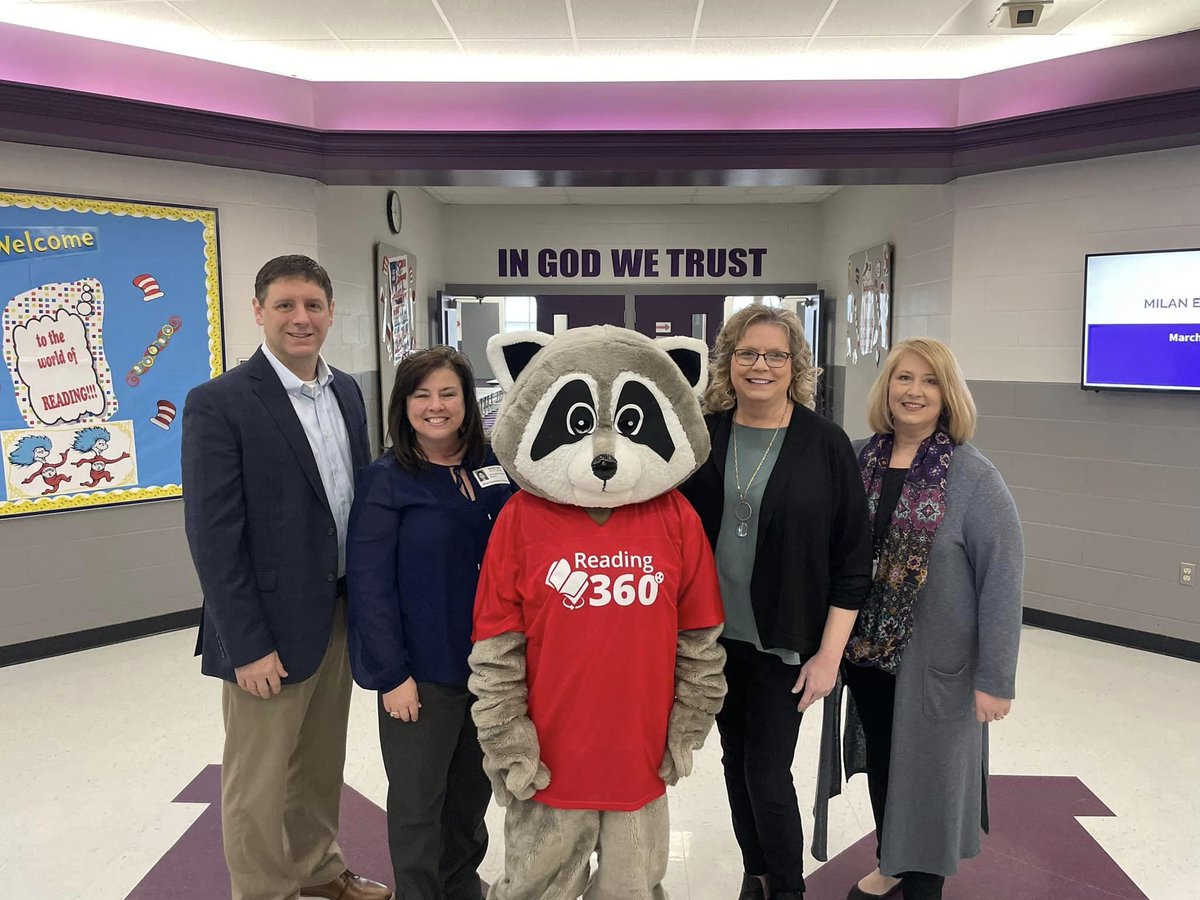 TN Dept of Education on Twitter: "Riley the Reading Raccoon stepped out