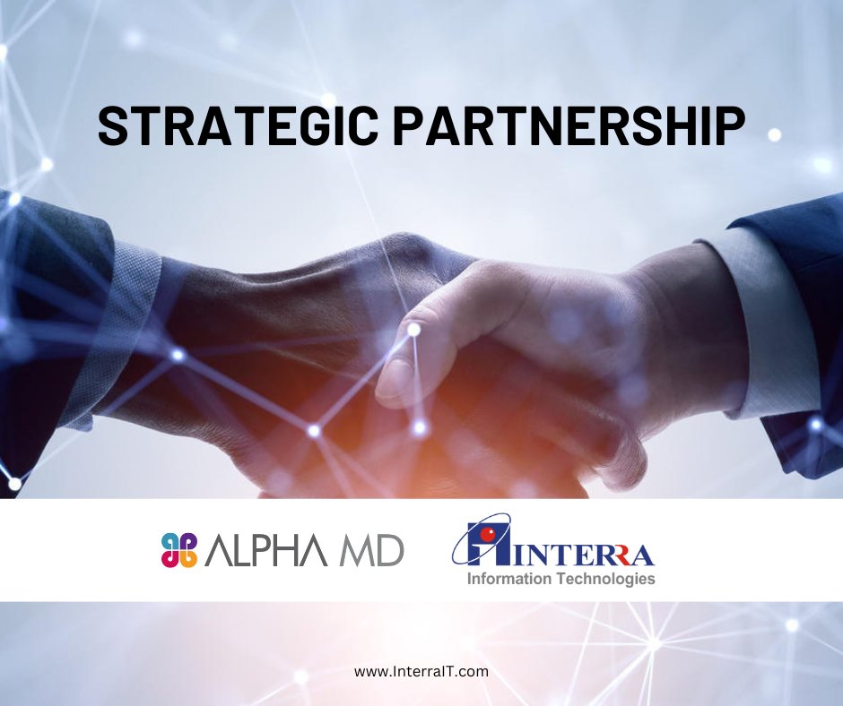 interraitinc's tweet photo. Exciting news! InterraIT and Alpha MD collaborate to provide high-quality services designed exclusively for the healthcare industry.
To find out more, click the link: https://t.co/SnH8RhMJFq
#InterraIT #AlphaMD #Consulting #technology #digital #healthcare #research #biotech https://t.co/m6tZzB8tBy