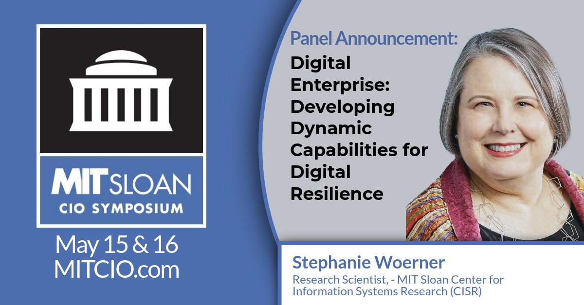 Meet our @MITCIO Speakers: Stephanie Woerner - Research Scientist, @MIT_CISR @SL_Woerner is an expert on how companies use technology and data to create more effective business models. Learn more: mitcio.com/posts/stephani…