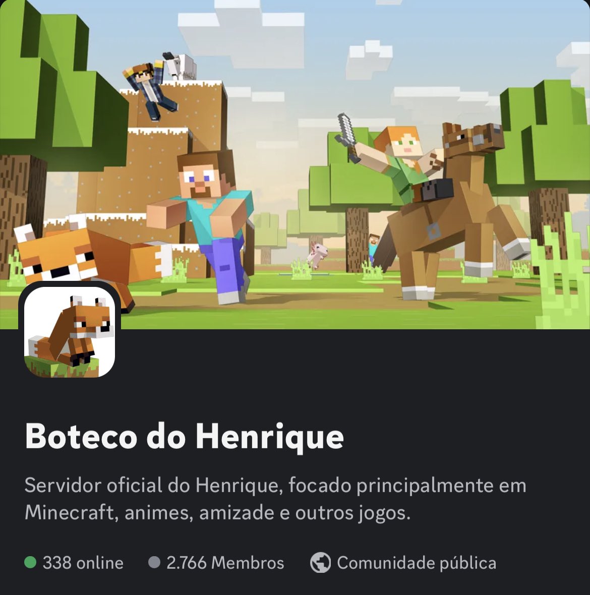 Comunidade de Minecraft on X:  / X