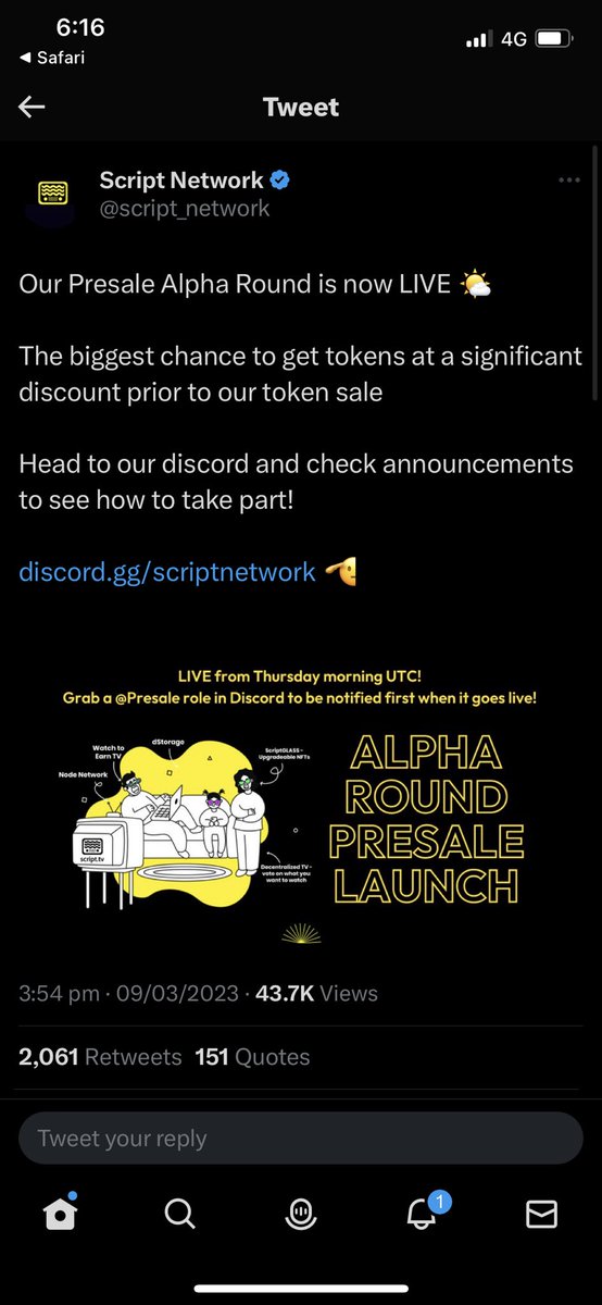 MuqCryp1's tweet image. #scriptnetworkpresale Follow And Take Part