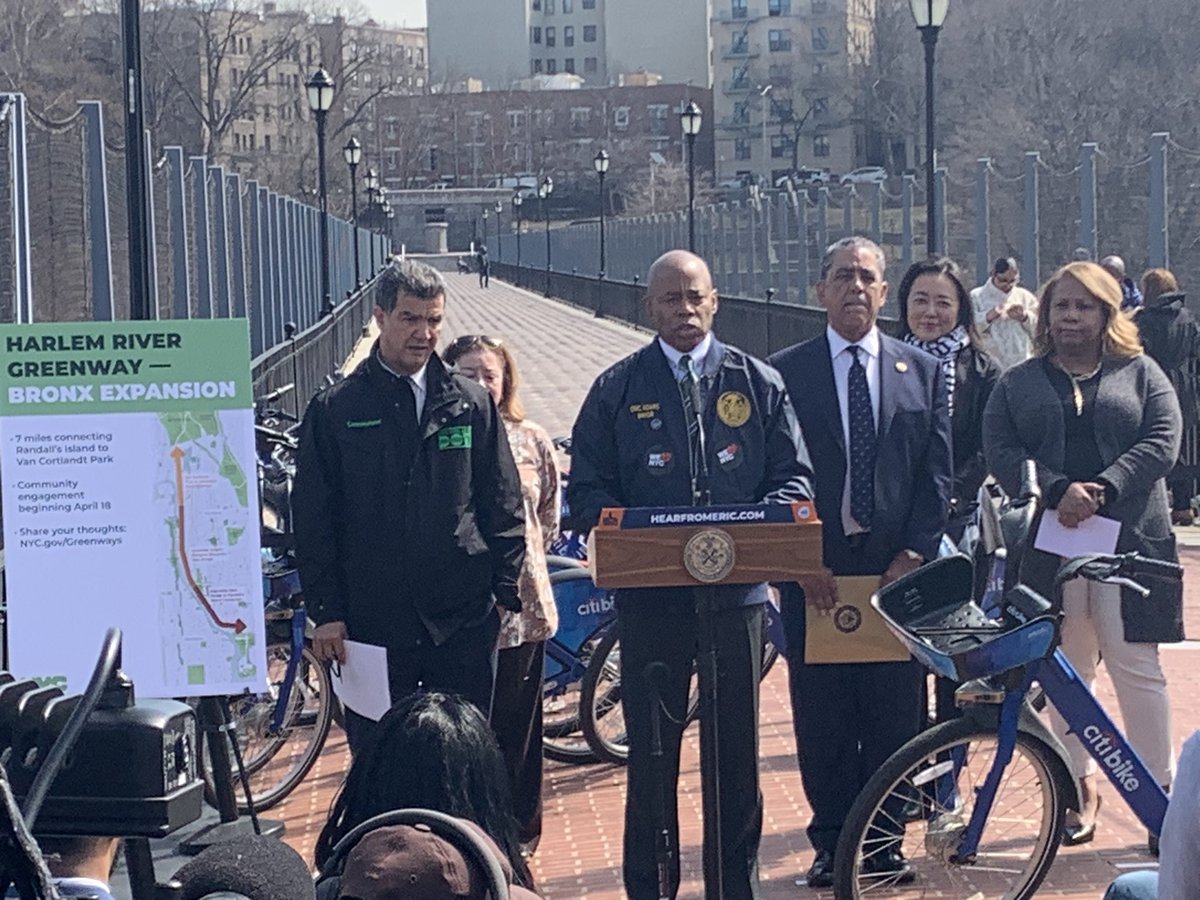 NYCPlanning's tweet photo. Expanding greenways is a key goal of the Comprehensive Waterfront Plan, and @NYCPlanning is glad to see more waterfront access and green space coming to the Bronx. https://t.co/9QtJlXU1Ys