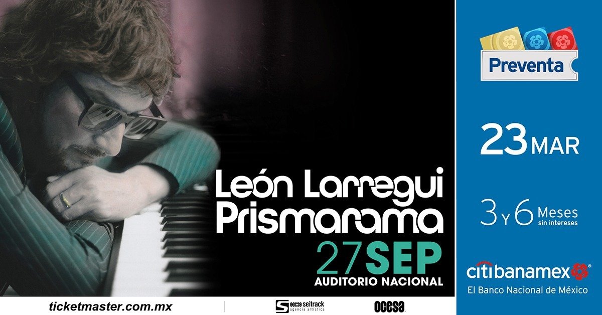 La primera vez de Larregui en el coloso de reforma 🎶🎶🎶
#Prismarama