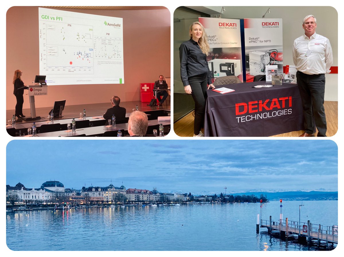 It was a delight to showcase Dekati’s #particle number #measurement  solutions for #pti emission instruments at the 13th VERT Forum in beautiful Zürich. Glad to meet so many good friends and business partners in person again!