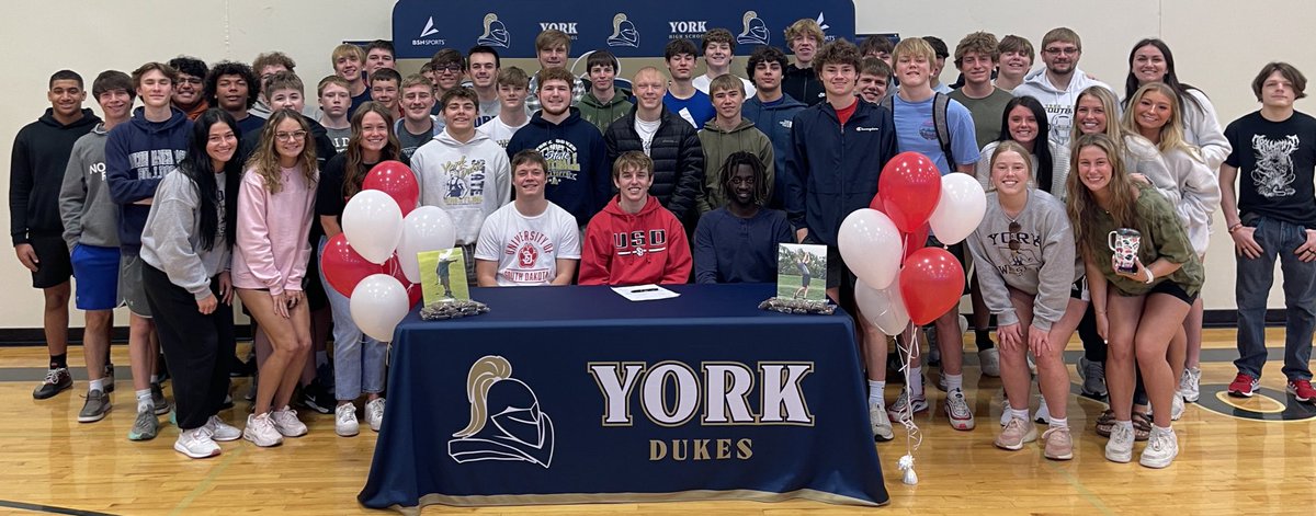 danyelseevers's tweet photo. Ryno signing day! Thank you to everyone who helped make this a special day!
Proud of you @ryanseevers2311 
#GoYotes
#ForeverADuke https://t.co/xKDml3JKOj