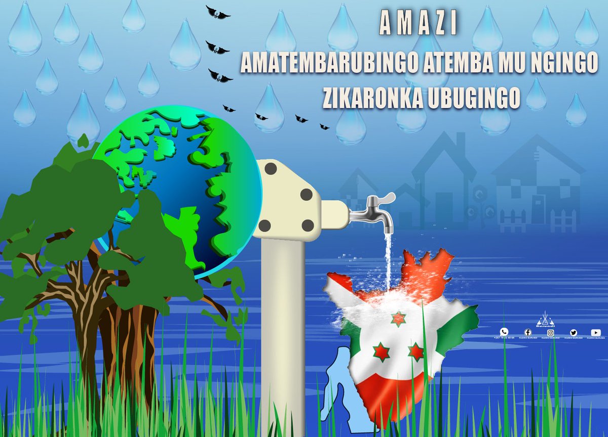 Peux-tu tenir 3 jours sans une goutte d'eau?

Protégeons l' #eau,sa qualité et son cycle
Son gaspillage NON
Sa réutilisation OUI

L'eau potable pour tous, notre combat à tous, notre survie.

@AmaziWater @IOMBurundi
@ceprodilic @UNICEF_Burundi
#JournéeMondialeDelEau
#AgirPourLEau