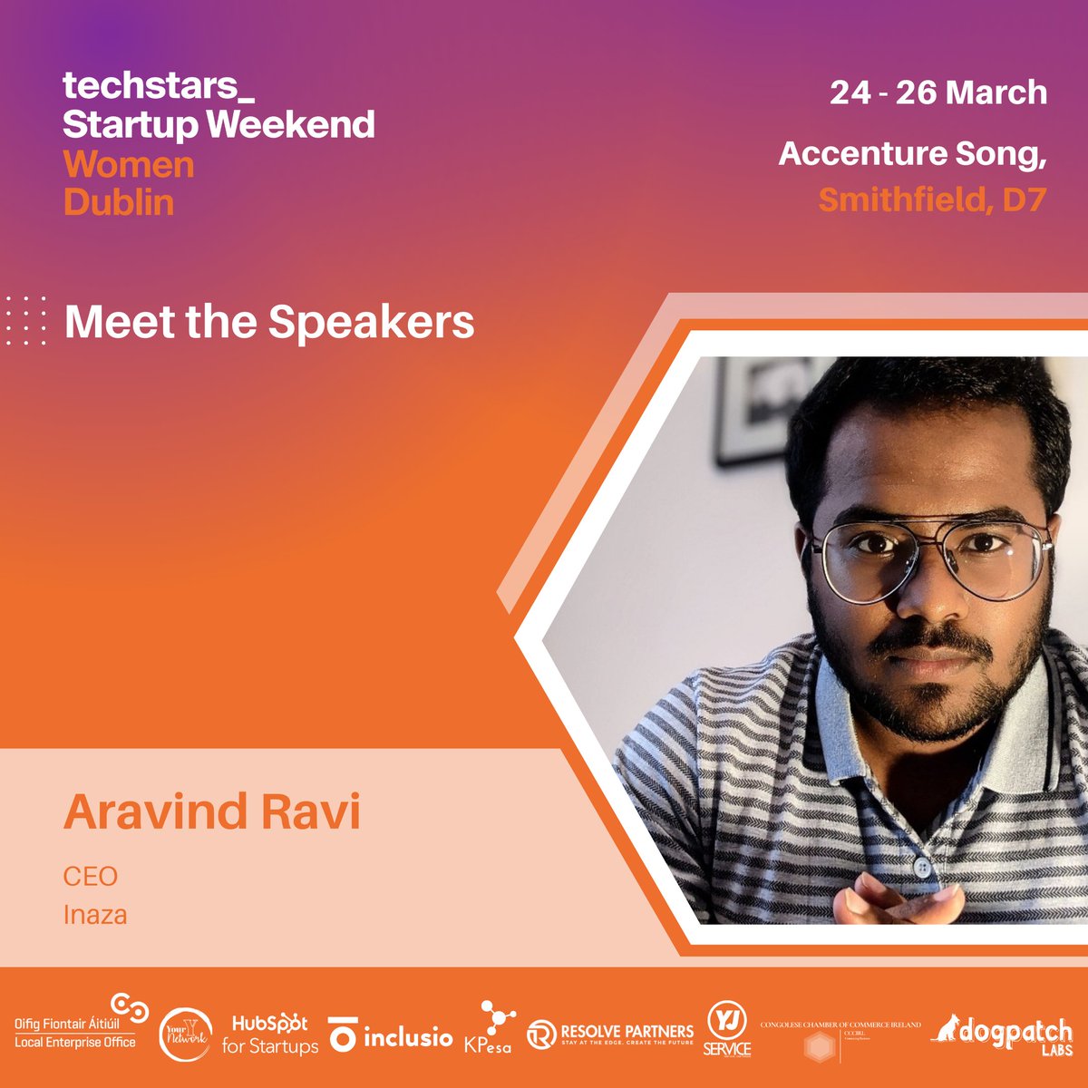 swdubwomen's tweet photo. Meet the speakers! 🎤

@DavidPollardIRL Education Lead @EITHealth 
@aravindk_ravi CEO of @inazaHQ
@mairinmurray Founder @TechFoundHer
 
Can't wait to see you all on Friday at #SWDW2023 https://t.co/FtFG7S56SE