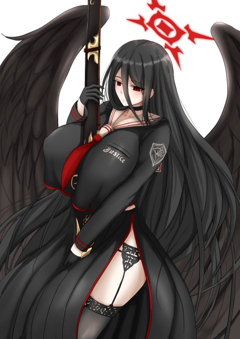 #ブルアカ
練習で描いたハスミの絵 