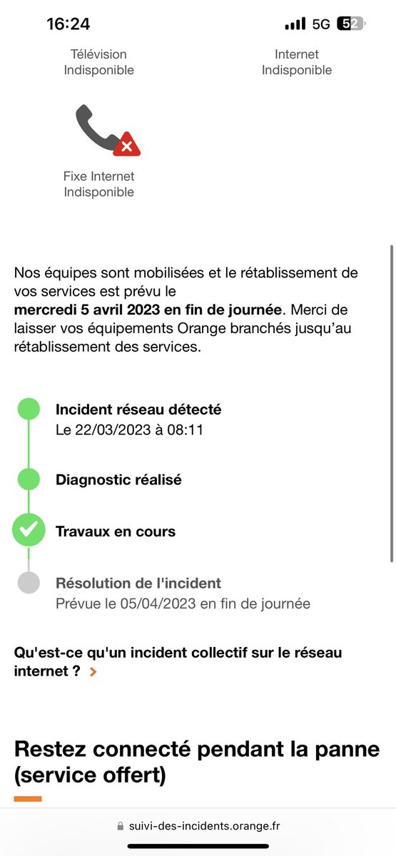 Que se passe t’il ? <a href="/Orange_conseil/">Orange conseil</a>