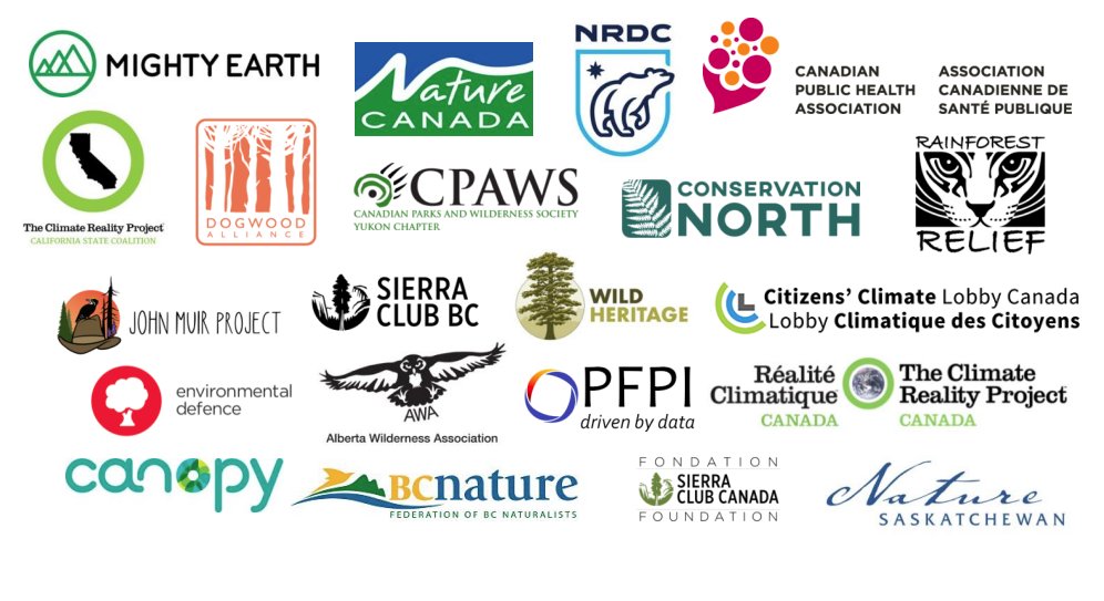 Today we joined 80+ US &amp; Canadian groups in urging <a href="/POTUS/">President Donald J. Trump</a> &amp; <a href="/JustinTrudeau/">Justin Trudeau</a> to transparently report #GHG emissions from logging - a critical step towards effective climate action, forest protection &amp; climate-safe forestry. 

#cdnpoli <a href="/s_guilbeault/">Steven Guilbeault</a> <a href="/JonathanWNV/">Jonathan Wilkinson 🇨🇦</a>