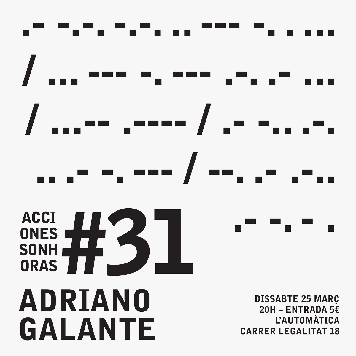 Adriano_Galante's tweet photo. ✍🏼 Ens veiem avui a les 20:00 a @Els_Pagesos celebrant la XII Setmana de la Poesia de Sant Feliu de Llobregat i el dissabte al meravellós cicle @sonhoras de L'Automàtica de Gràcia!

🌱#Preposicionarse #Mediante #Sonhoras https://t.co/pnMei4Qk1E