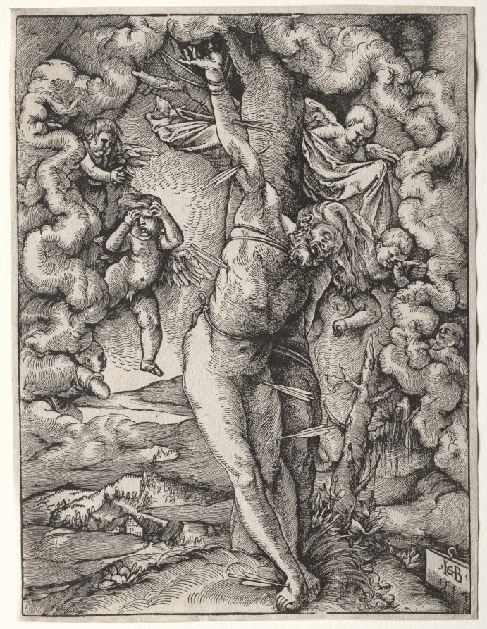 Hans Baldung, The Great St. Sebastian, 1514 #cmaprints #museumarchive clevelandart.org/art/1928.748