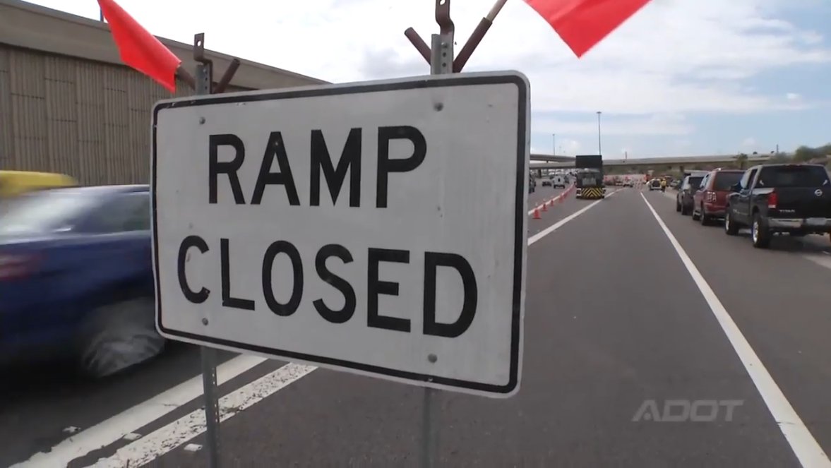 Arizona DOT on Twitter "🚧PLANNED CLOSURE🚧 Plan for westbound I10 ramp