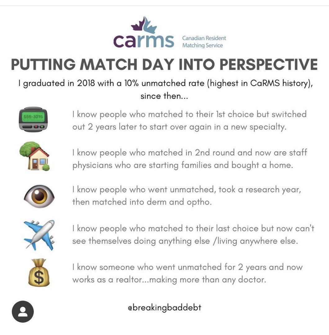 This day is one blip in what is and will be your incredible career. My first match day was …horrible. Feel every big feeling. Please reach out. You’re not alone. 
Ultimately, my running motto became my match motto “one foot in front of the other, just keep going”