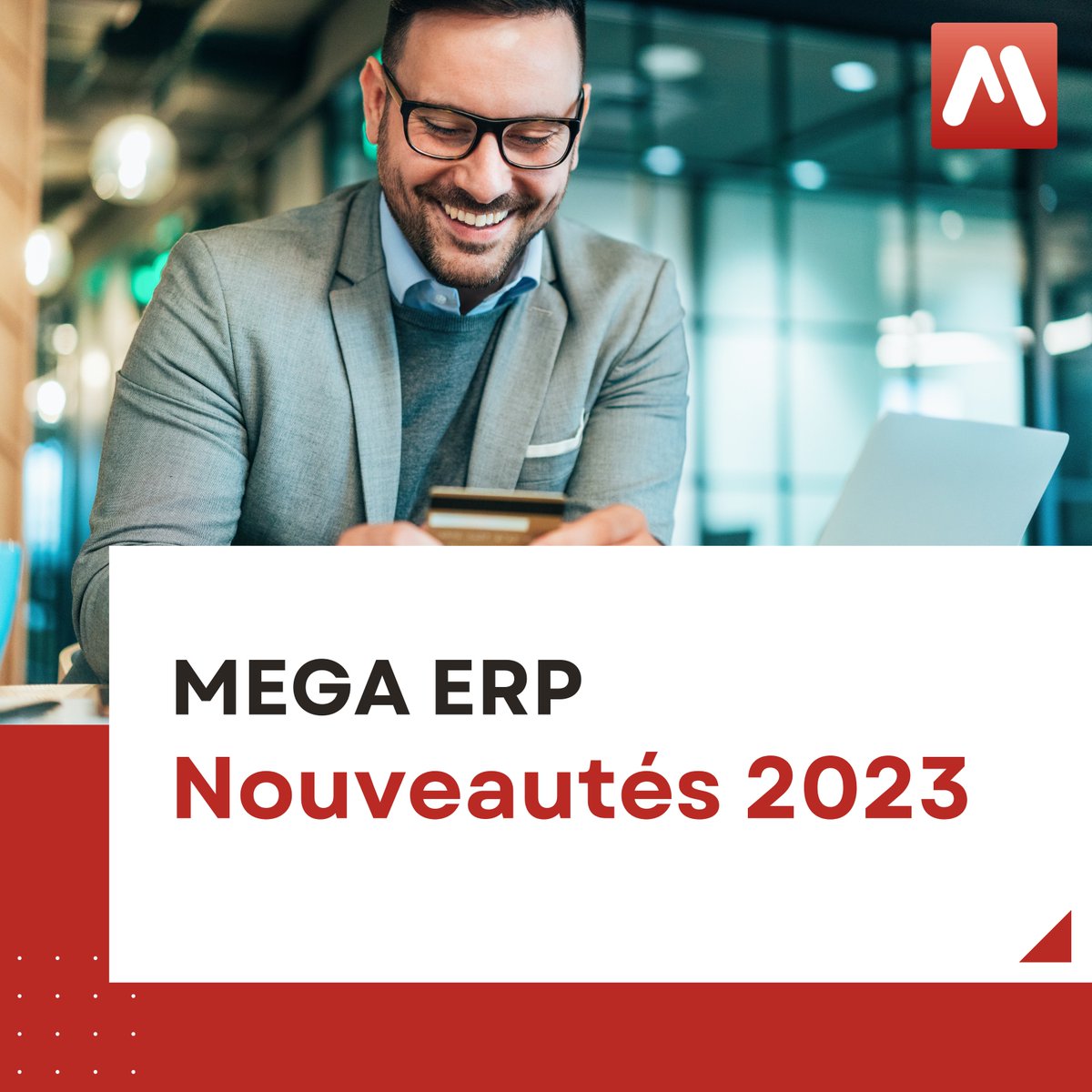 MEGA_ERP's tweet photo. [MEGA VERSION 2023 – NOUVEAUTÉS]
 
La version 2023 dans sa nouvelle interface encore plus conviviale et son nouveau tableau de bord est encore plus rapide.

Pour en savoir plus sur les nouvelles fonctionnalités 👇
https://t.co/Pont8w967D

#MEGAERP #MEGAversion2023 #News2023 https://t.co/F7BNpyNIXJ