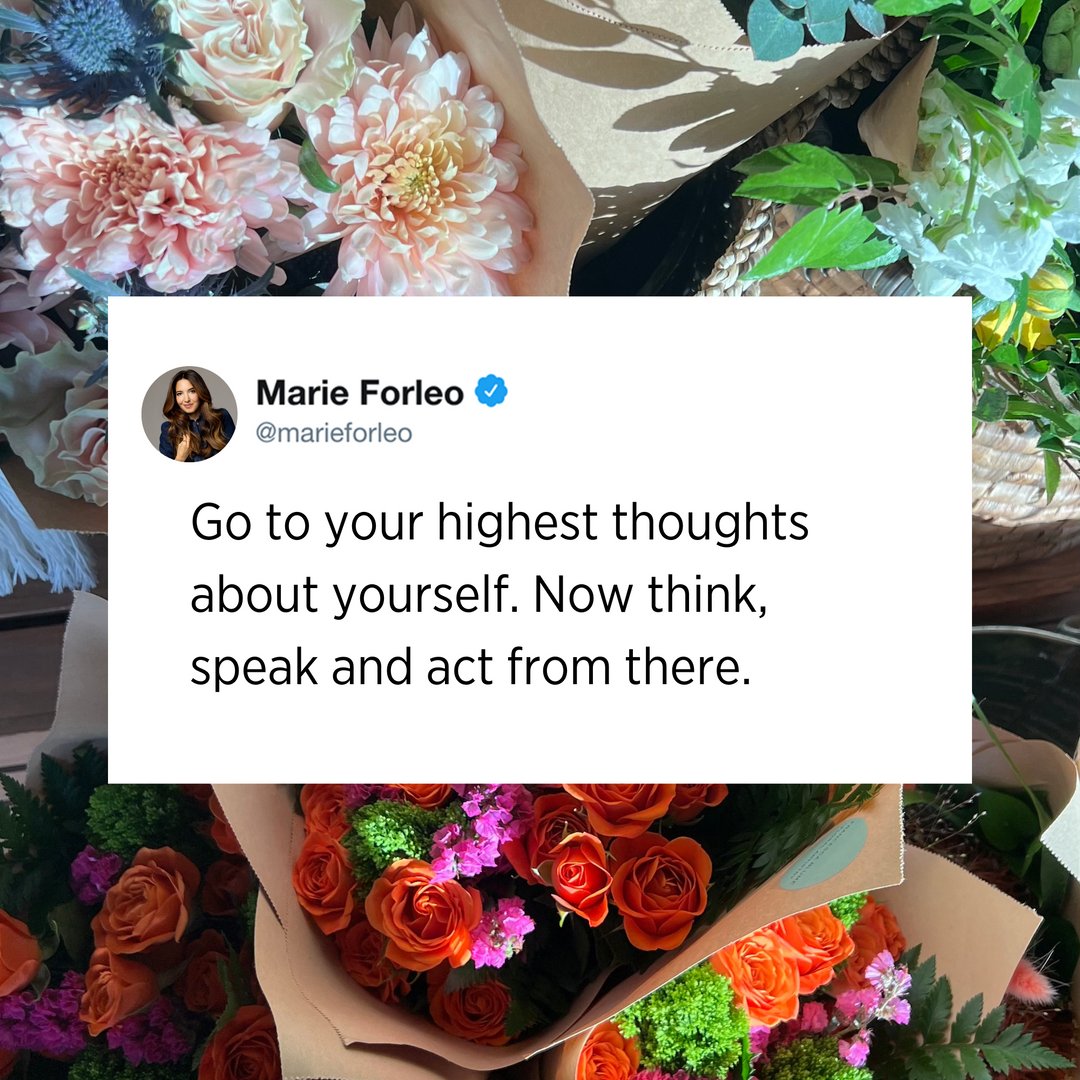 marieforleo's tweet photo. A great practice to stay connected to your heart 💖 and to your most loving and compassionate self. https://t.co/R44ZtXEKC8